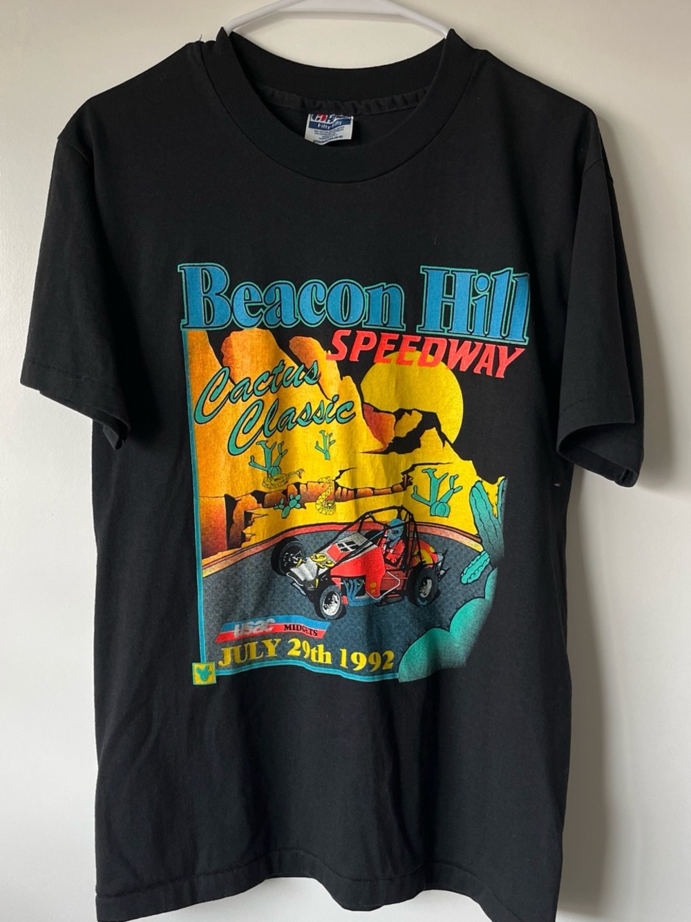 Beacon Hill 1992 Speedway Cactus Classic Graphic Tee - Black